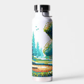 Schijfgolf Pixel Art Waterfles (Links)