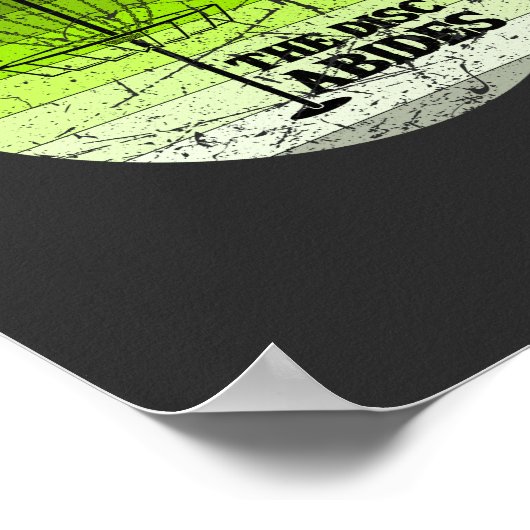 Schijfgolf  poster (Hoek)