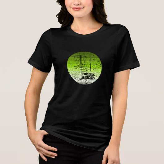 Schijfgolf Tri-Blend shirt (Voorkant)