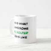 schijfgolfer, geweldige koffiemok (Voorkant links)