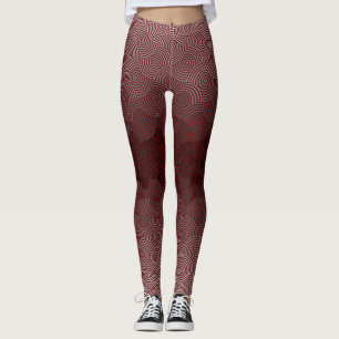Schijfpatroon 02.Grey DRed BG Leggings