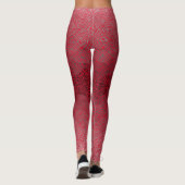 Schijfpatroon 02.Grijze rode BG Leggings (Achterkant)