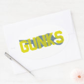 Schijkweerstand Ovale Sticker (Envelop)