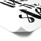 Schijn Als De Sterren Poster (Hoek)