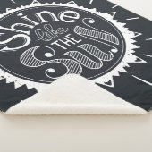 Schijn als de zon sherpa deken (3/4)