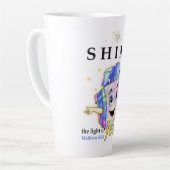 Schijn het Licht Latte Mok (Linkerhoek)