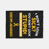 Schijn kan het RSDCRPS-bewustzijn misleiden Fleece Deken (Voorkant (Horizontaal))