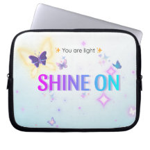 ✨ Schijn op 10 "Butterfly Laptop Sleeve – U bent L
