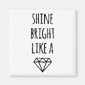 Schijnbaar als een diamantmagneet magneet (Voorkant)