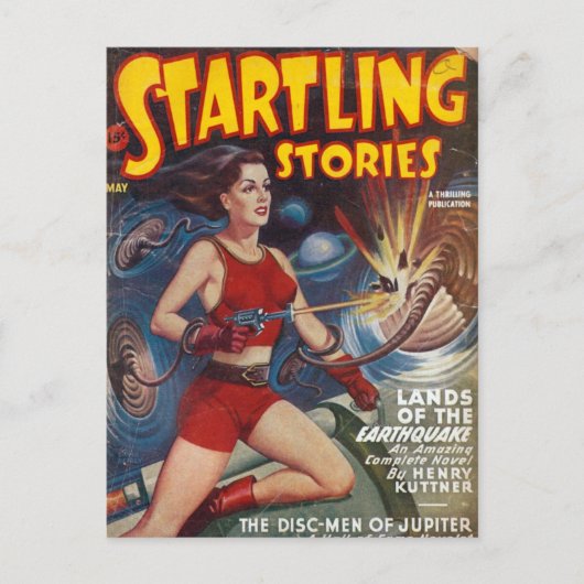 Schijven van gevaar briefkaart (Voorkant)