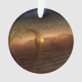 Schijven van planeetvormend materiaal met cirkelen ornament (voorkant)