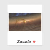 Schijven van planeetvormend materiaal met cirkelen sticker (Vel)