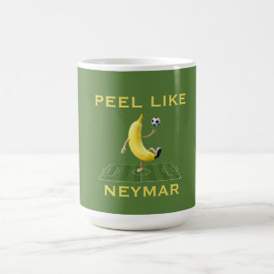 Schil als een Kampioen Grappige Banaan Voetbal Maa Magische Mok