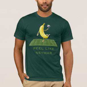 Schil als een Kampioen Grappige Banaan Voetbal Maa T-shirt