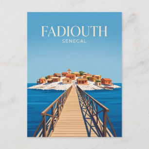 Schil Eiland (Fadiouth) Senegal Briefkaart
