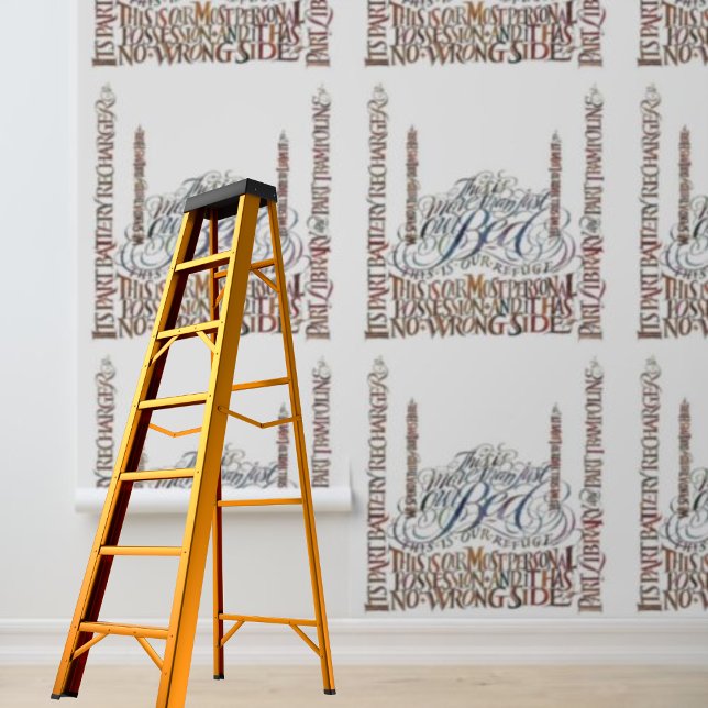 Schil en Stick Wallpaper Onze Bed Quotes Behang (Peel and Stick Wallpaper Our Bed Quotes Wallpaper)