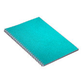 Schil met turkooisleder notitieboek (Rechterzijde)