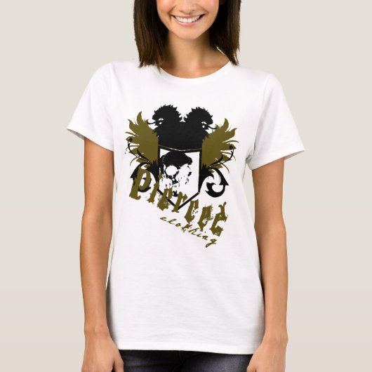 Schild en engelen t-shirt (Voorkant)