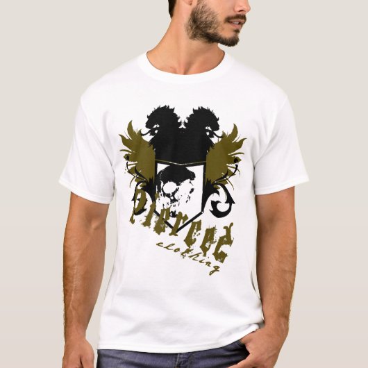 Schild en engelen t-shirt (Voorkant)