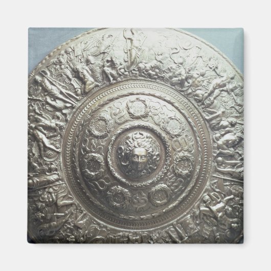 Schild met het hoofd van Medusa, 1552 Magneet (Voorkant)