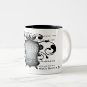 Schild van de Christelijke mok van het geloof (pan (Voorkant rechts)