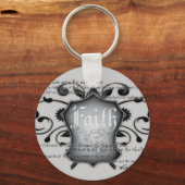 Schild van de Christelijke sleutelhanger van het g (Voorkant)