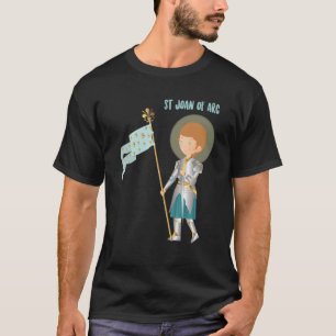 Schild van de Heilige Johanna Van Arcana Vintage F T-shirt