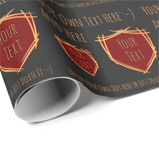 Schild van de Ridder. Wapenschild. Veiligheidsbadg Cadeaupapier (Rol Hoek)