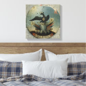 Schild van een Pruisisch officier, 1764 Canvas Afdruk (Insitu (Slaapkamer))