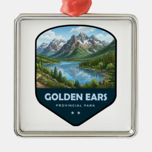 Schild van Golden Ears Provincial Park Metalen Ornament