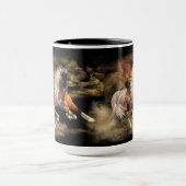 Schildbare zwarte 15 oz Mok, kleur en stijl Mok (Midden)