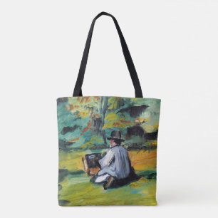 Schilder aan het werk van Paul Cezanne, Vintage Fi Draagtas