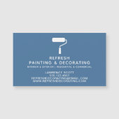 Schilder & Decorator Navy Magnetisch Visitekaartje (Voorkant)