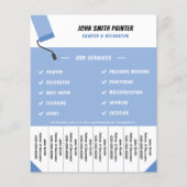 Schilder & Decorator Scheur Off Strips Flyer (Voorkant)