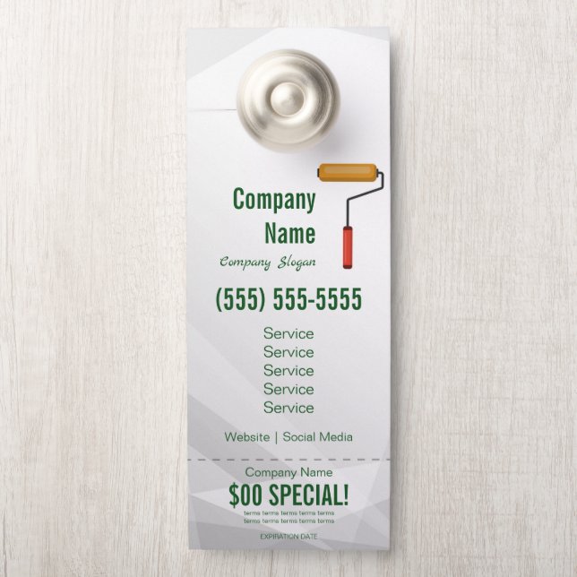 Schilder Deur Hanger (Op knop)