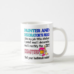 Schilder en decorator Koffiemok