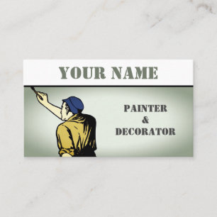 Schilder en decorator visitekaartje