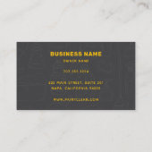 Schilder- en schoonmaakservice visitekaartje (Achterkant)