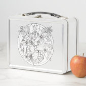 Schilder het afbeelding zelf een tropisch patroon (In situ)