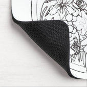 Schilder het afbeelding zelf een tropisch patroon muismat (Hoek)