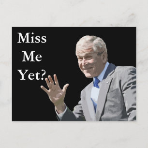 Schilder-Miss me toch? Briefkaart