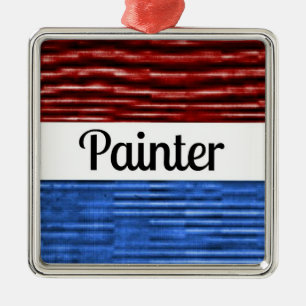 Schilder Patriottisch Kerst Ornament