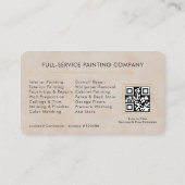 Schilder QR-code Visitekaartje (Achterkant)