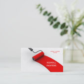 Schilder, schilder, kunst, constructie, kleuren visitekaartje (Staand voorkant)