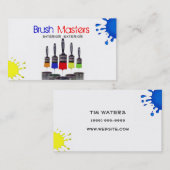 Schilder, Schilderconstructie binnenzijde Visitekaartje (Voorkant / Achterkant)