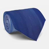 Schilder twee blauw Stropdas (Opgerold)