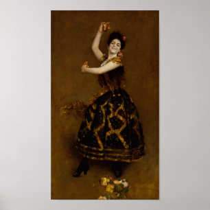 Schilder van Carmencita, een Spaanse danseres, Poster