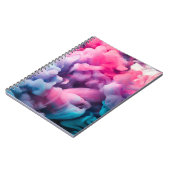 Schilder van verf. Abstracte achtergrondabstract, Notitieboek (Linkerzijde)