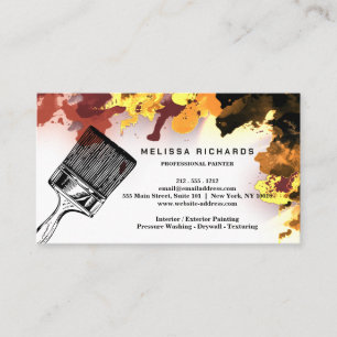 schilder visitekaartje