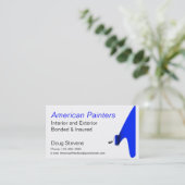 schilder visitekaartje (Staand voorkant)